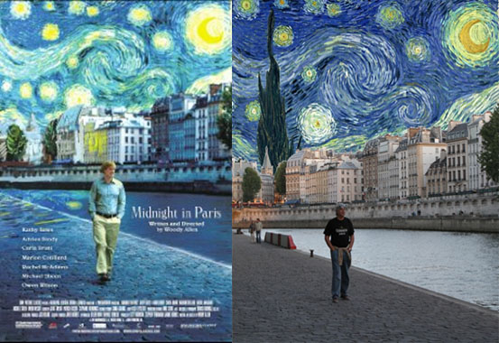 Midnight in Paris matched